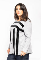 Plus Size Flared Pullover