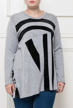 Plus Size Flared Pullover