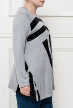 Plus Size Flared Pullover