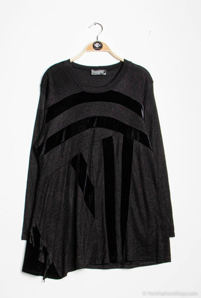 Plus Size Flared Pullover