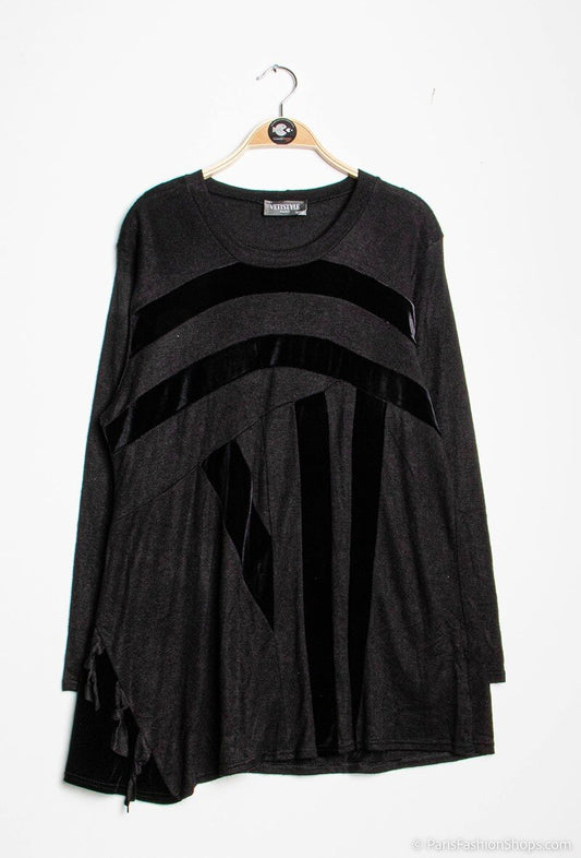 Plus Size Flared Pullover