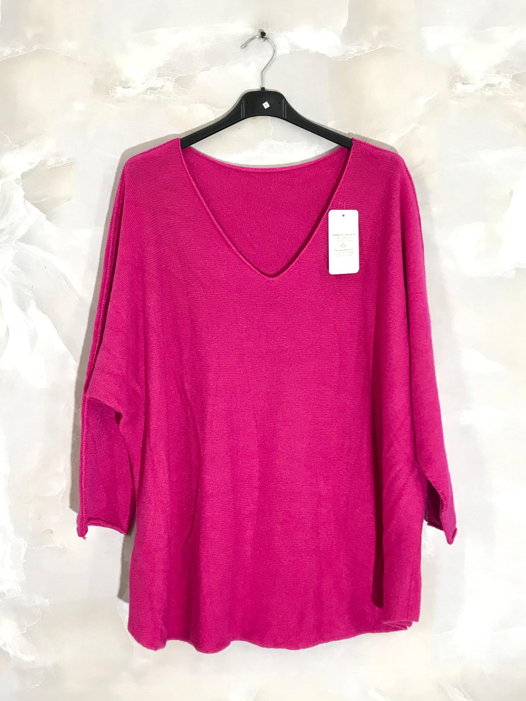 Extra-large stretch knit sweater sizes T40 to T56 i Stor Storlek