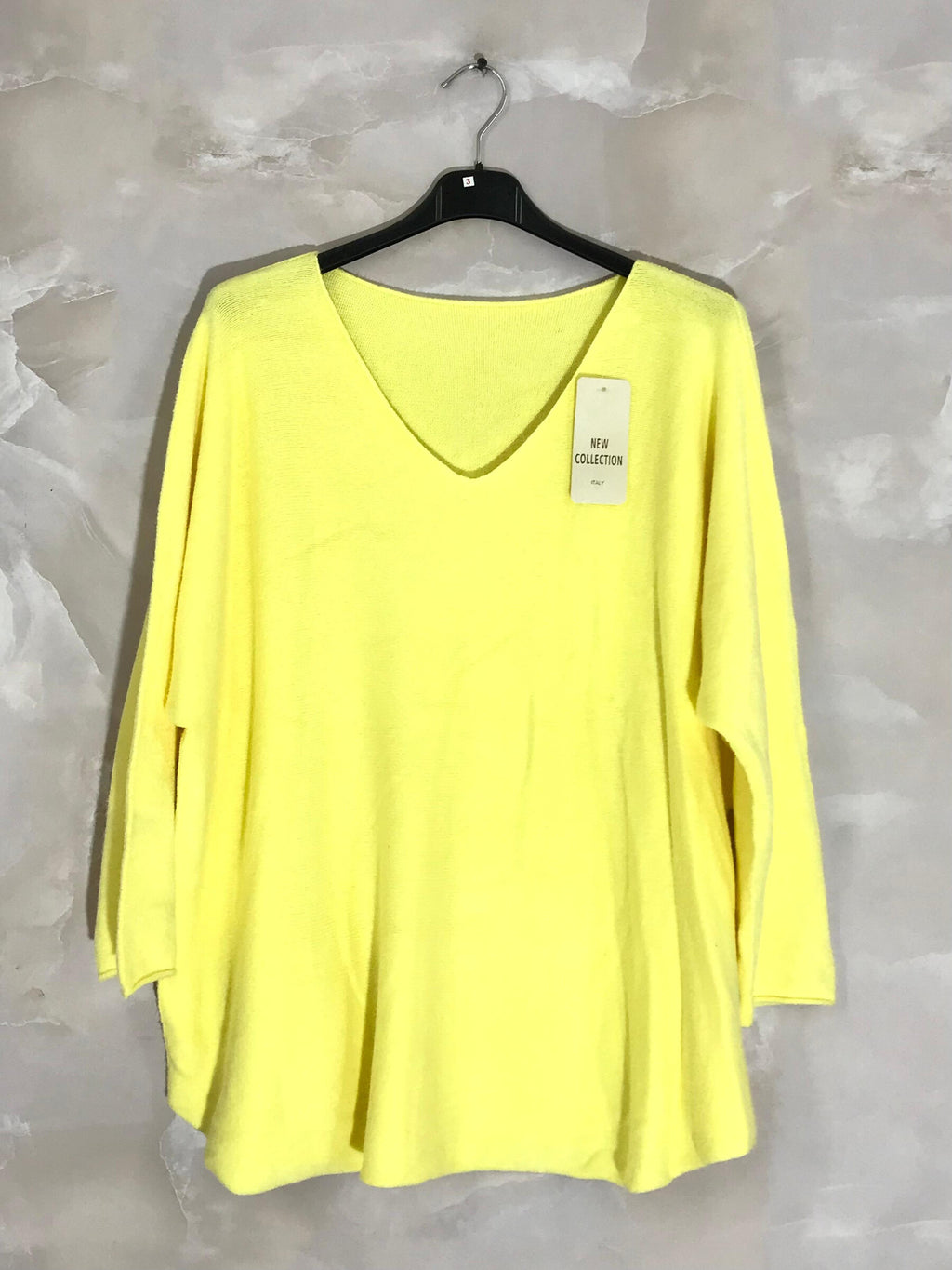 Extra-large stretch knit sweater sizes T40 to T56 i Stor Storlek