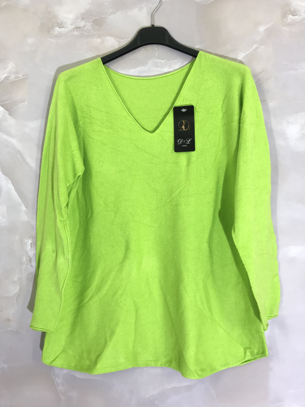 Plus Size Fine v -neck sweater in an extra comfortable mesh