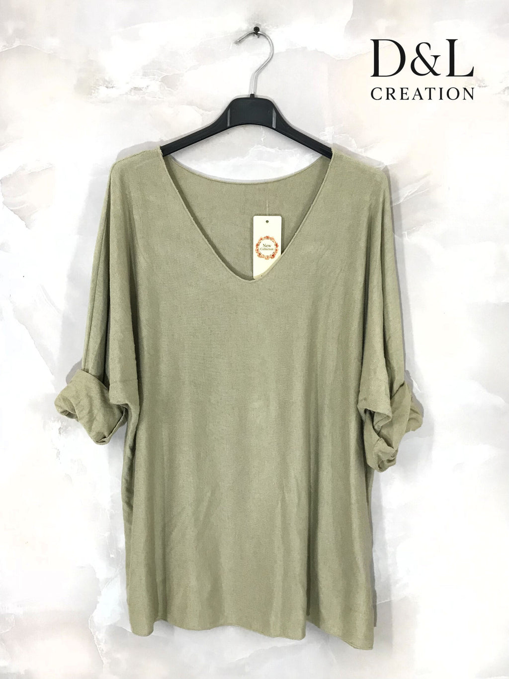 Ultra-komfortabel stretch plain fine-knit tröja, storlekar T38 till T50 i Stor Storlek