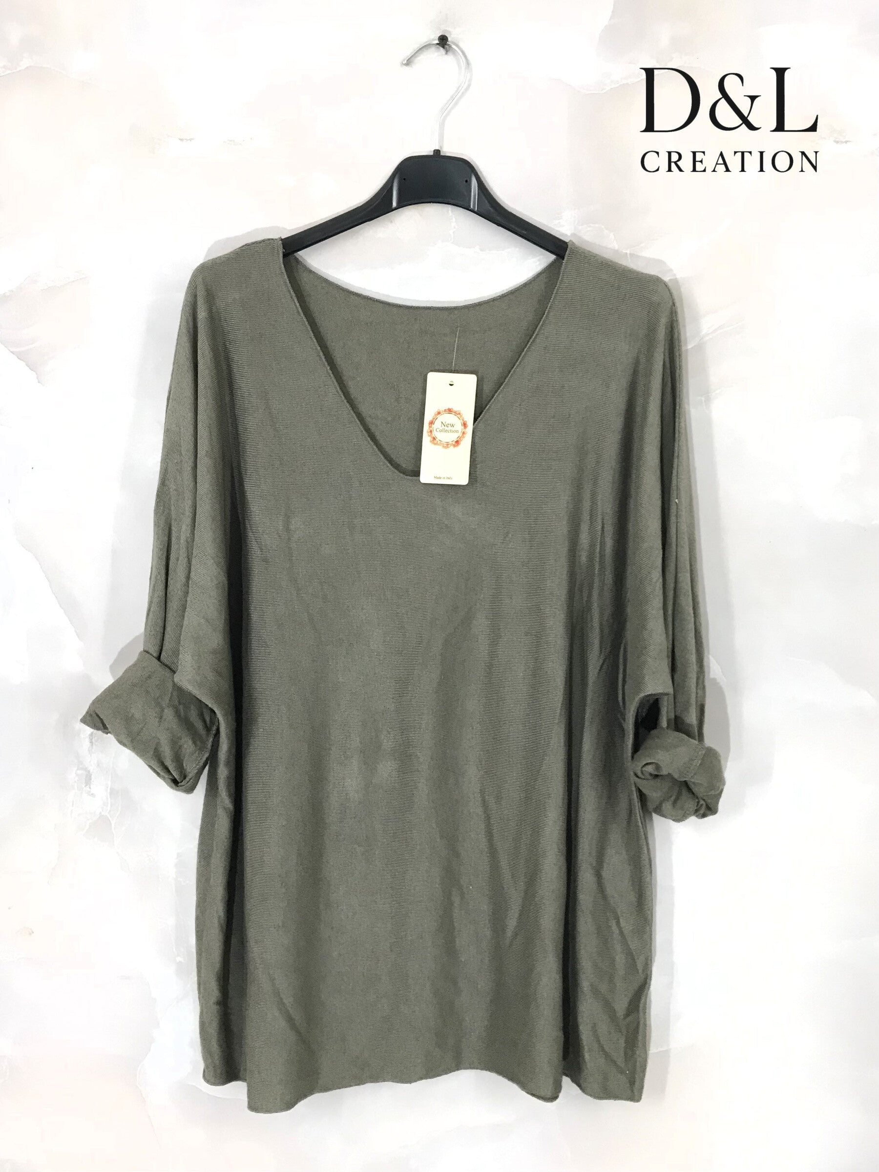 Ultra-comfortable stretch plain fine-knit sweater