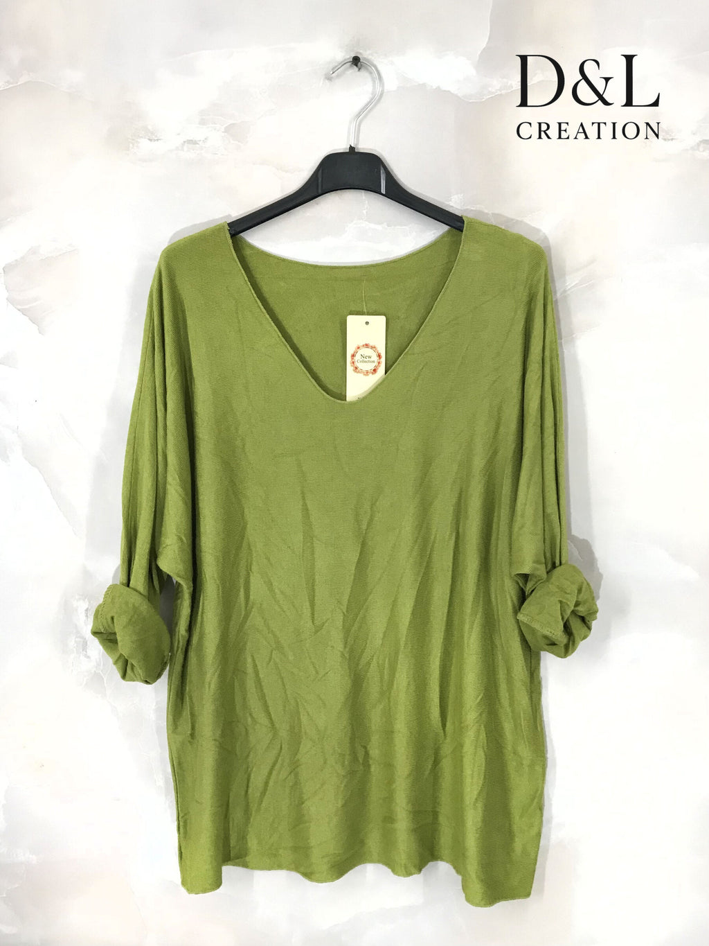 Ultra-comfortable stretch plain fine-knit sweater