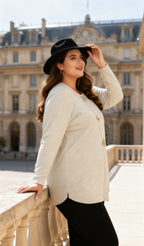 Plus size sweater i Stor Storlek