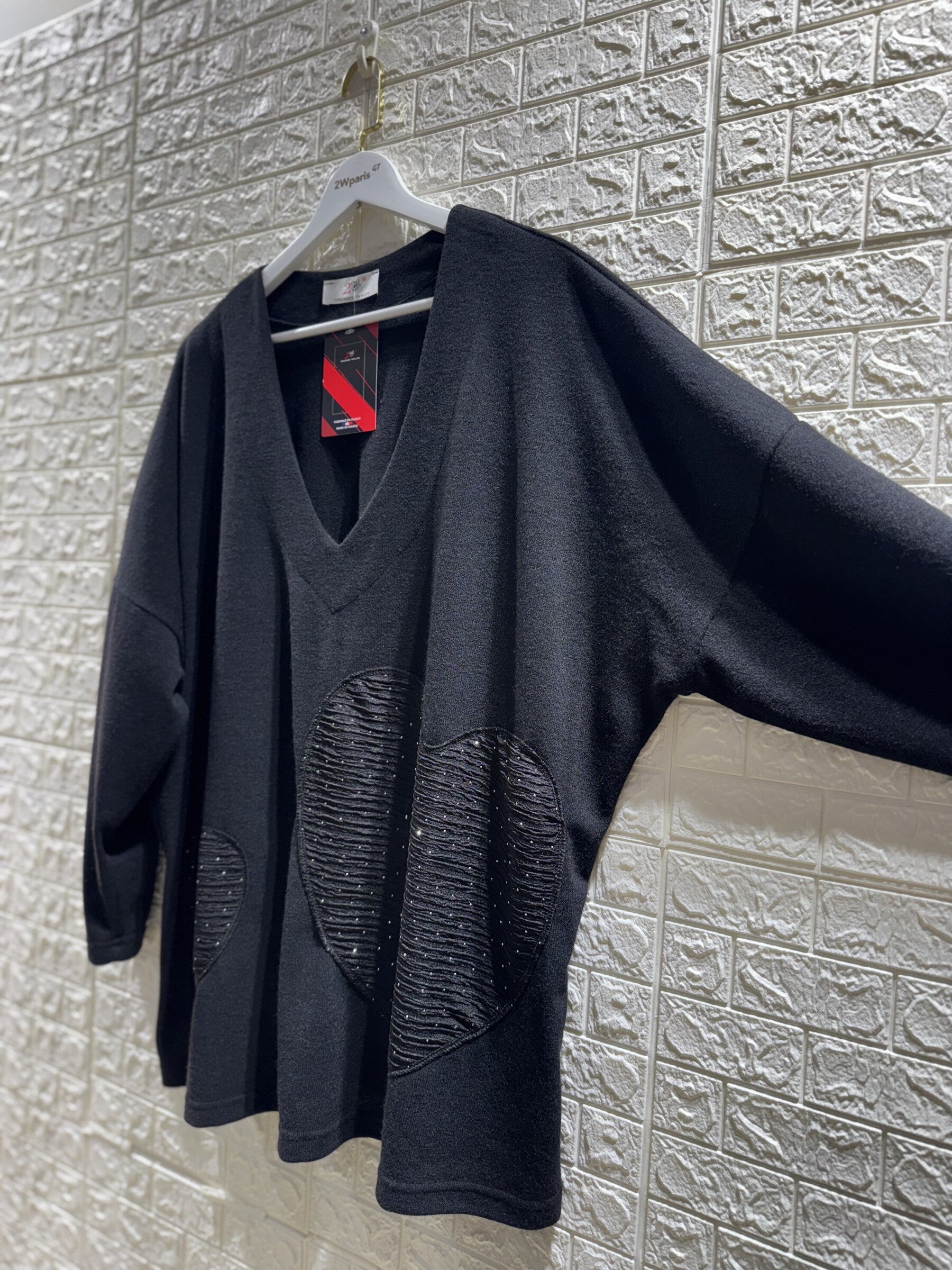 Plus size sweater i Stor Storlek