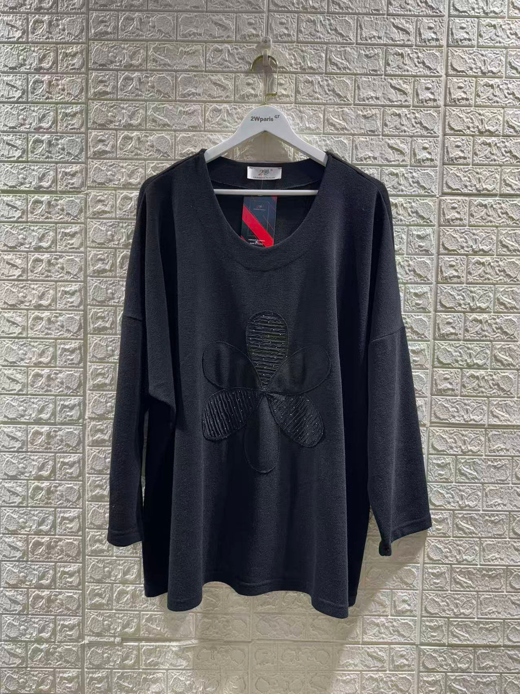 Plus size sweater i Stor Storlek