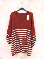 Plus size sailor sweater extra large T40 to T58 i Stor Storlek