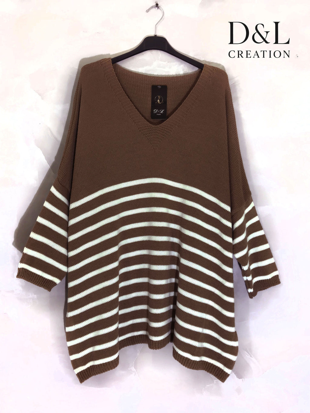 Plus size sailor sweater extra large T40 to T58 i Stor Storlek