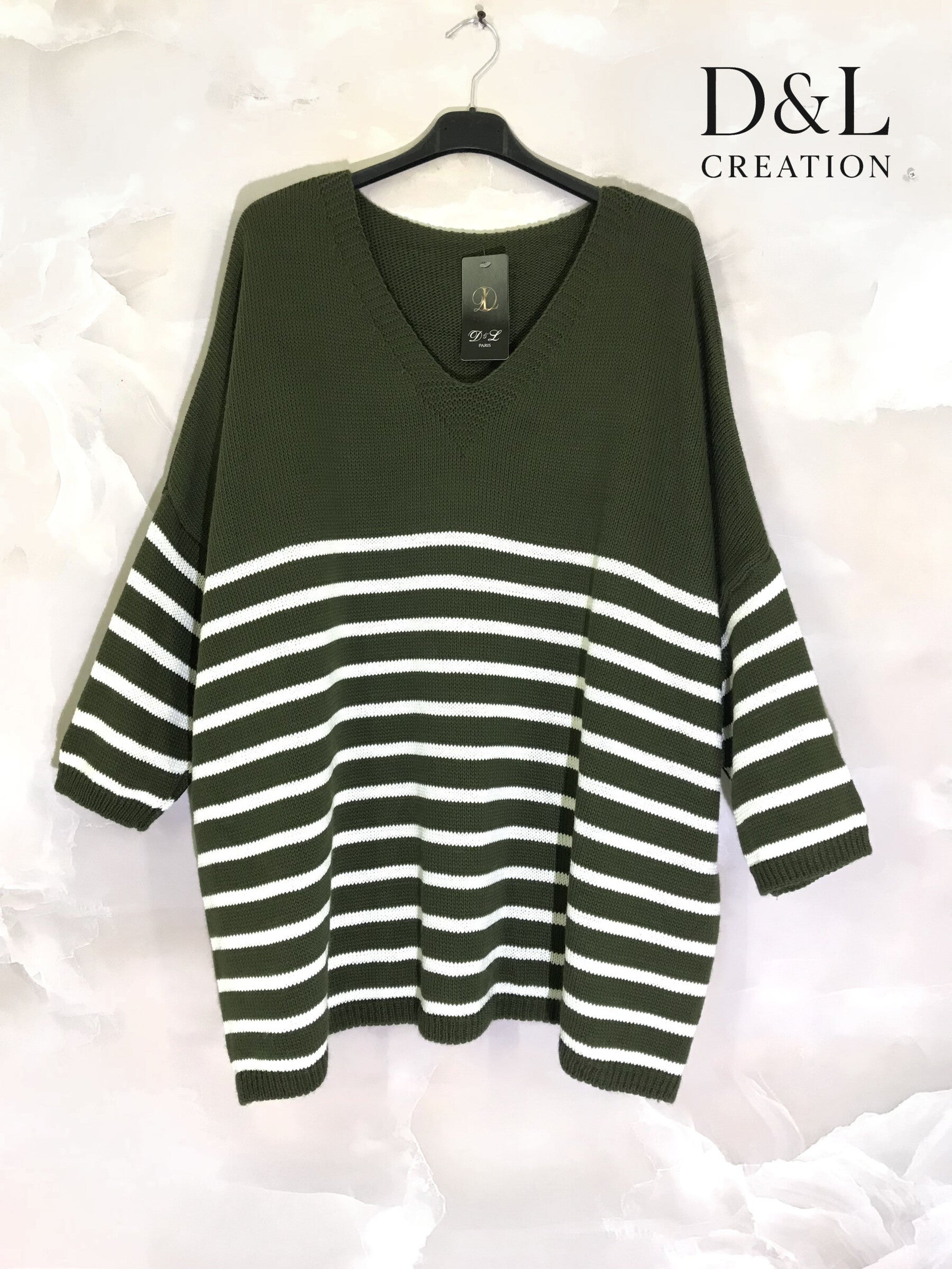 Plus size sailor sweater extra large T40 to T58 i Stor Storlek