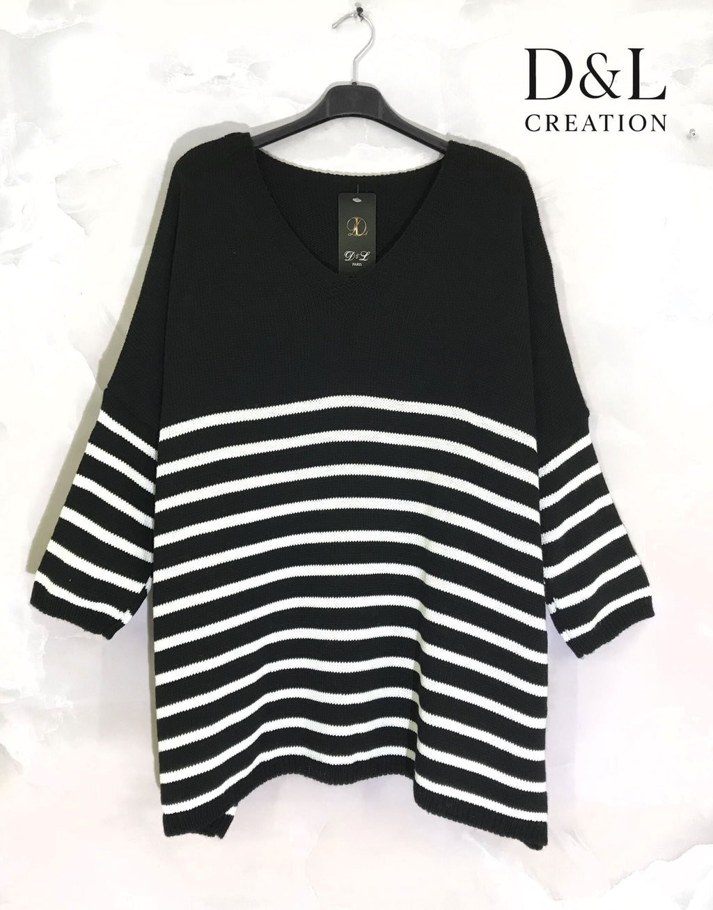 Plus size sailor sweater extra large T40 to T58 i Stor Storlek