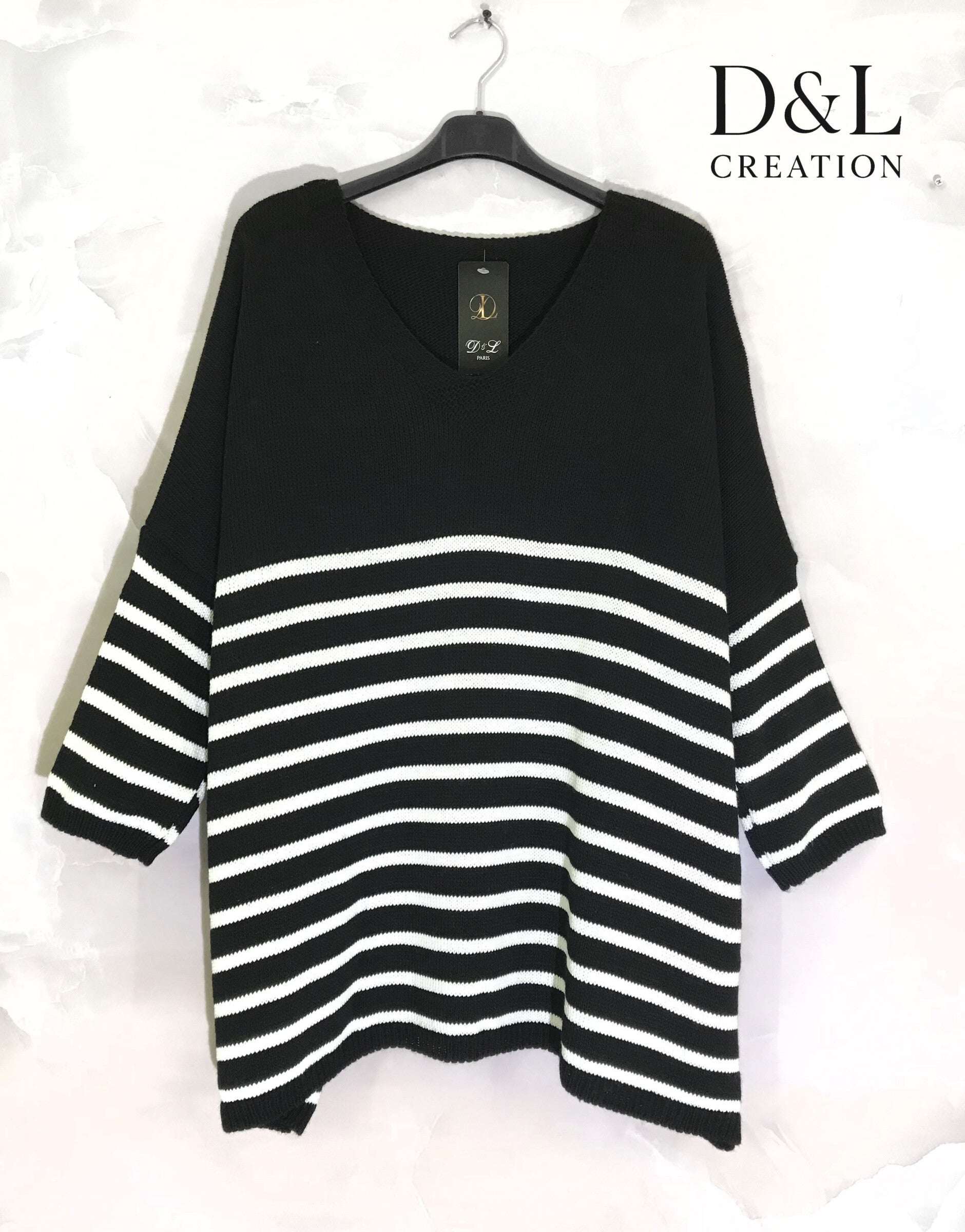 Plus Size Sailor Sweater Extra Large T40 till T58 i Plus Size