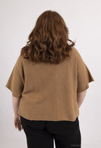 Plus Size Oversized Cropped Sweater