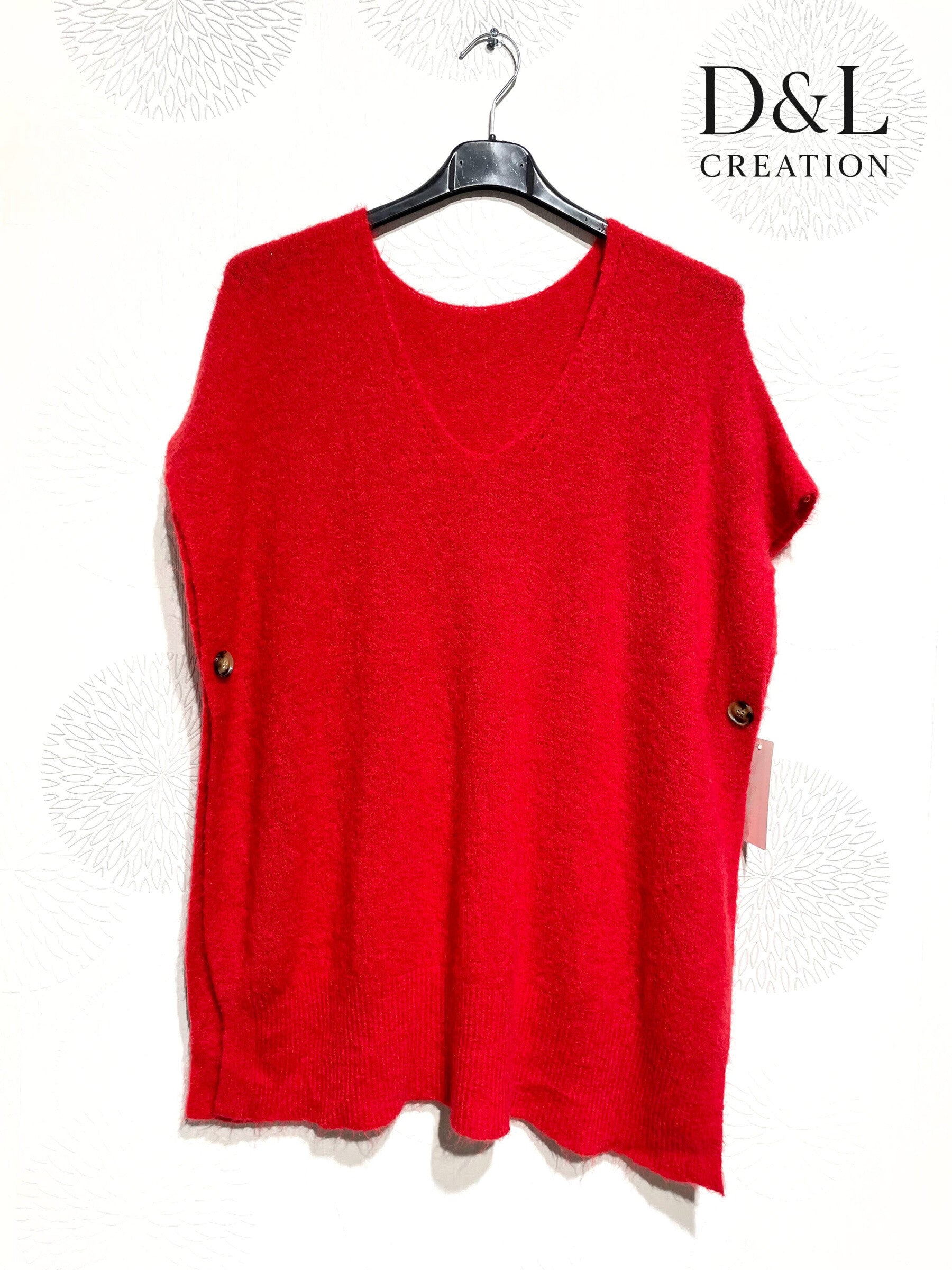 Knappad sidoponcho-sweater i alpaca, storlekar T38 till T50