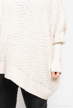 Oversized Loose Knit Jumper i Stor Storlek 58/60