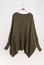 Oversized loose knit jumper size 58/60 i Plus Size