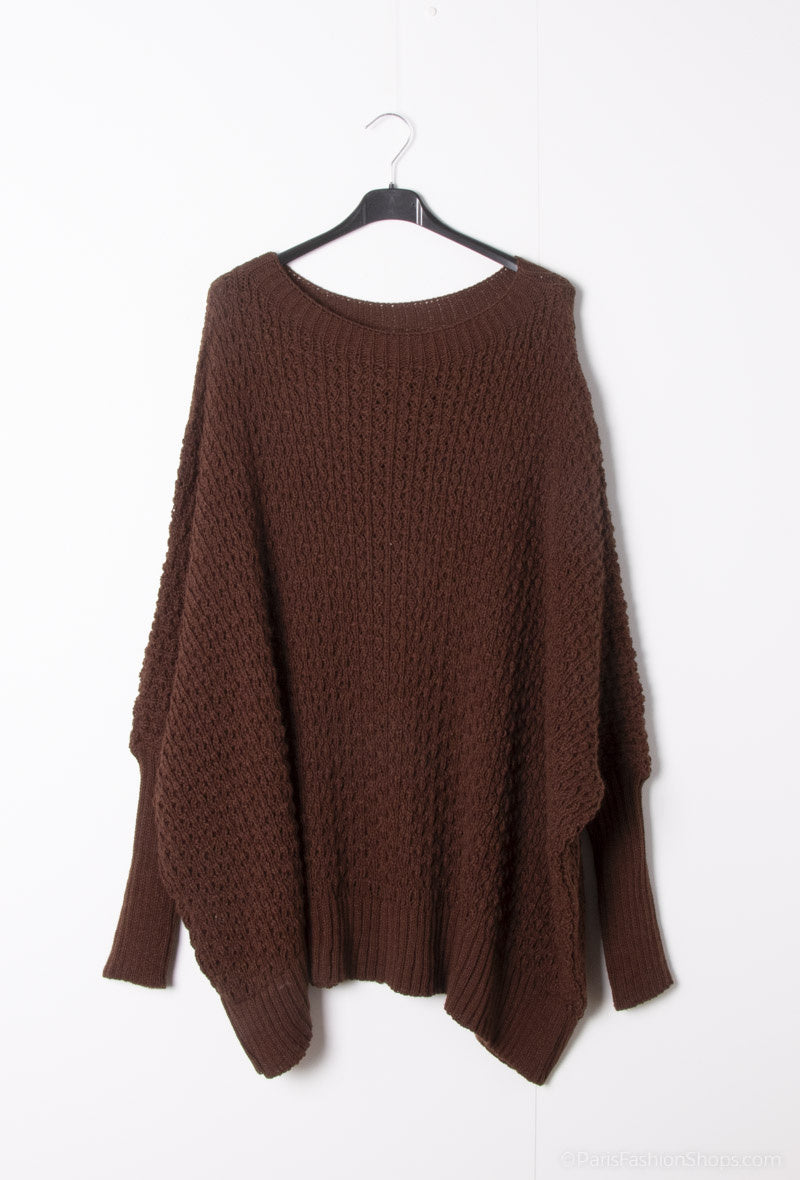 Oversized loose knit jumper size 58/60 i Plus Size