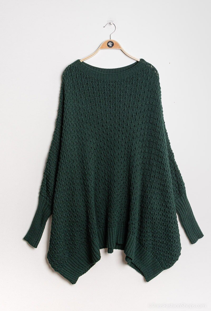 Oversized loose knit jumper size 58/60 i Plus Size