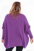 Oversized Loose Knit Jumper i Plus Size 58/60