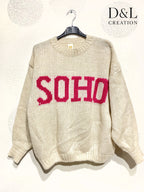 SOHO Stickad Tröja Stl 38 till 52