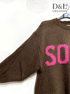 SOHO Stickad Tröja Stl 38 till 52