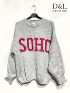 SOHO Knit Sweater Sizes 38 to 52 i Stora Storlekar