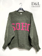 SOHO Knit Sweater Sizes 38 to 52 i Stora Storlekar