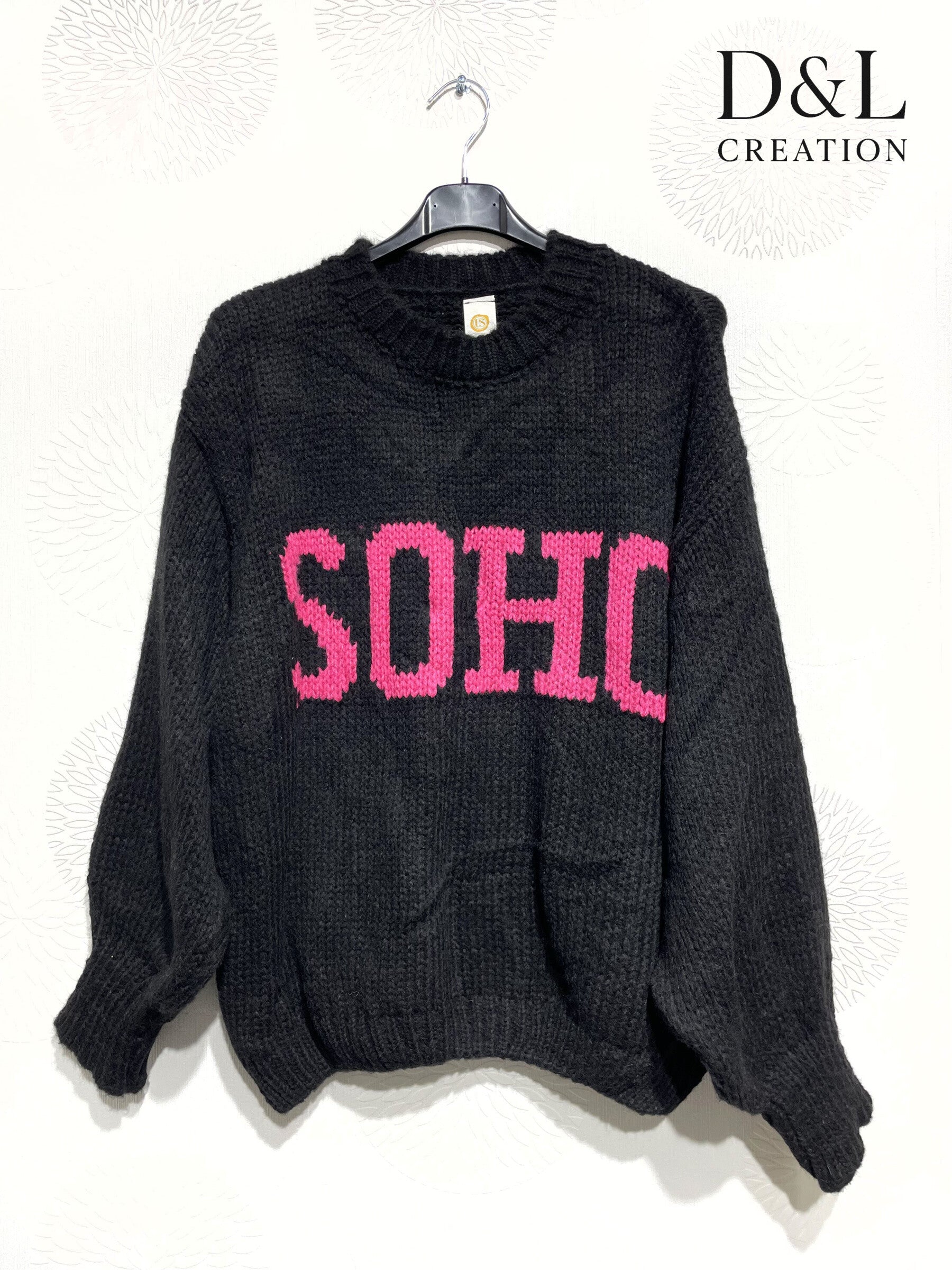 SOHO Knit Sweater Sizes 38 to 52 i Stora Storlekar