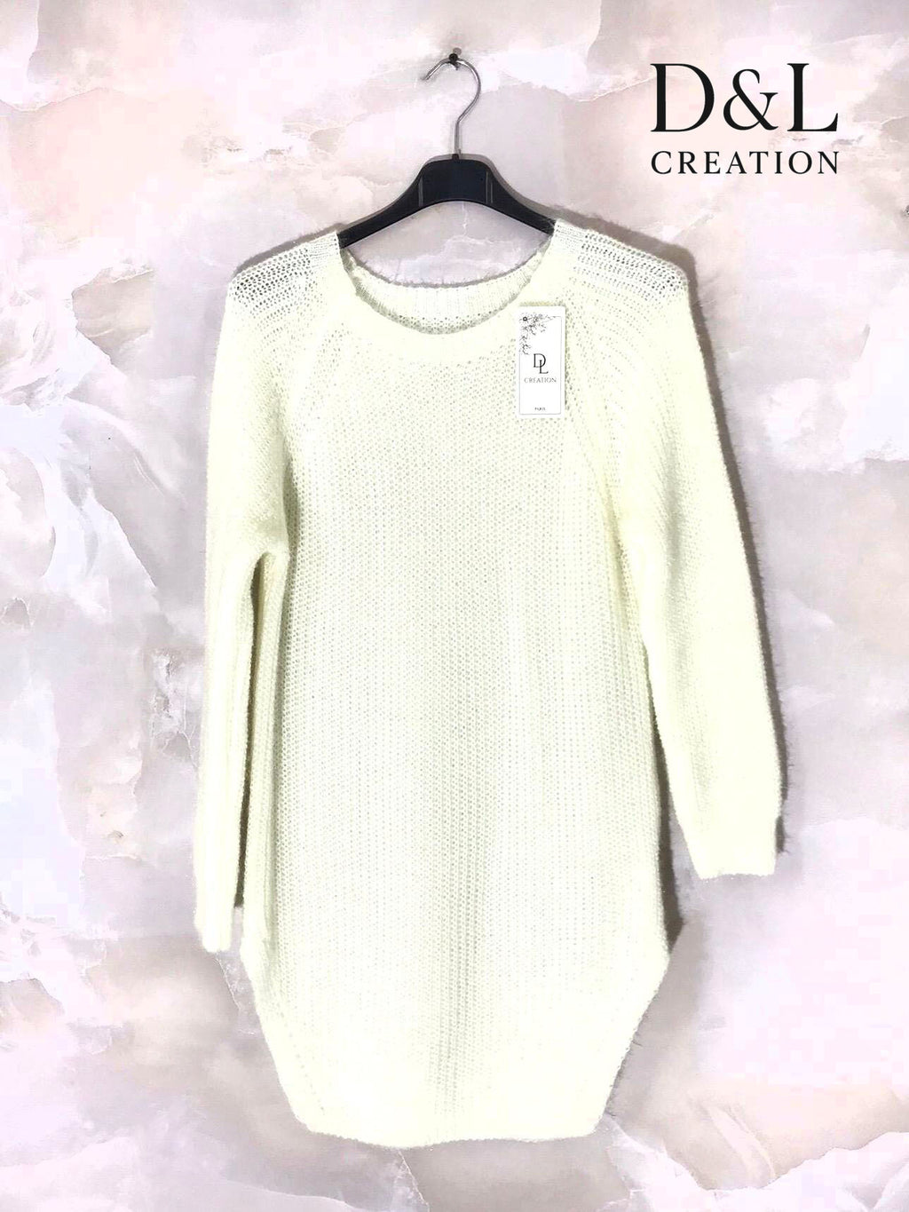 Ultra-stretch fluffy tunikatröja storlekar 38 till 50 i Stor Storlek