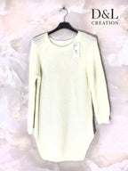 Ultra-stretch fluffy tunikatröja storlekar 38 till 50 i Stor Storlek