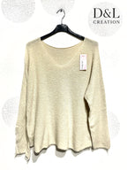 Ultra stretch sweater med alpaka, storlekar 38 till 50 i Stor Storlek