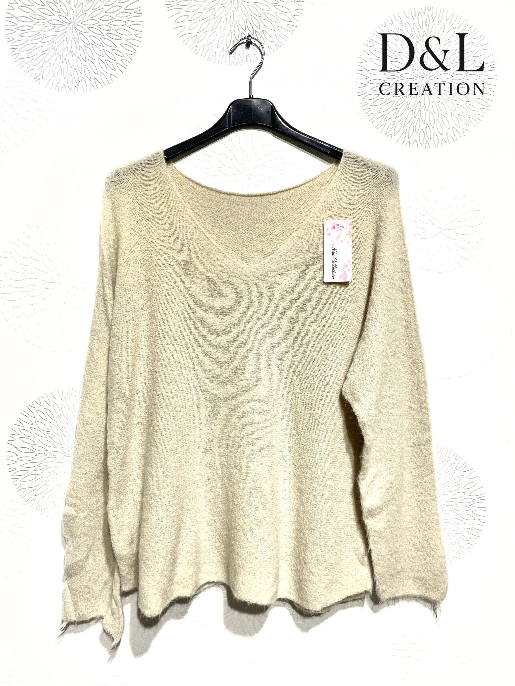 Ultra stretch sweater med alpaka, storlekar 38 till 50 i Stor Storlek