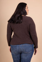 Ultra stretch sweater med alpaka, storlekar 38 till 50 i Stor Storlek