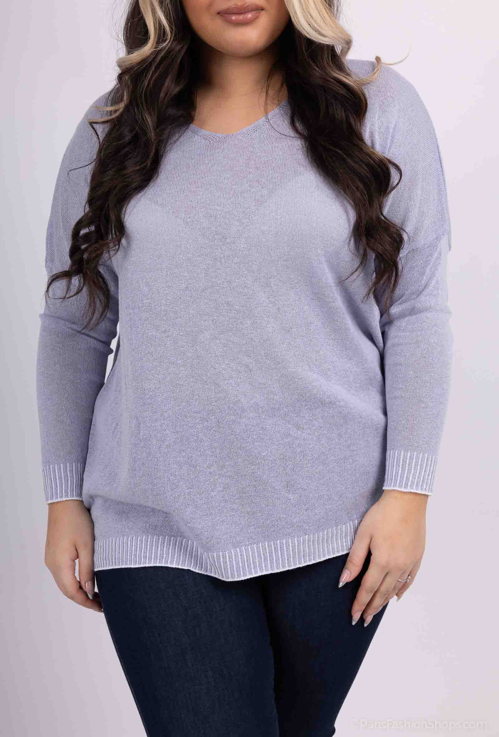 Plus Size Sweater för Kvinnor