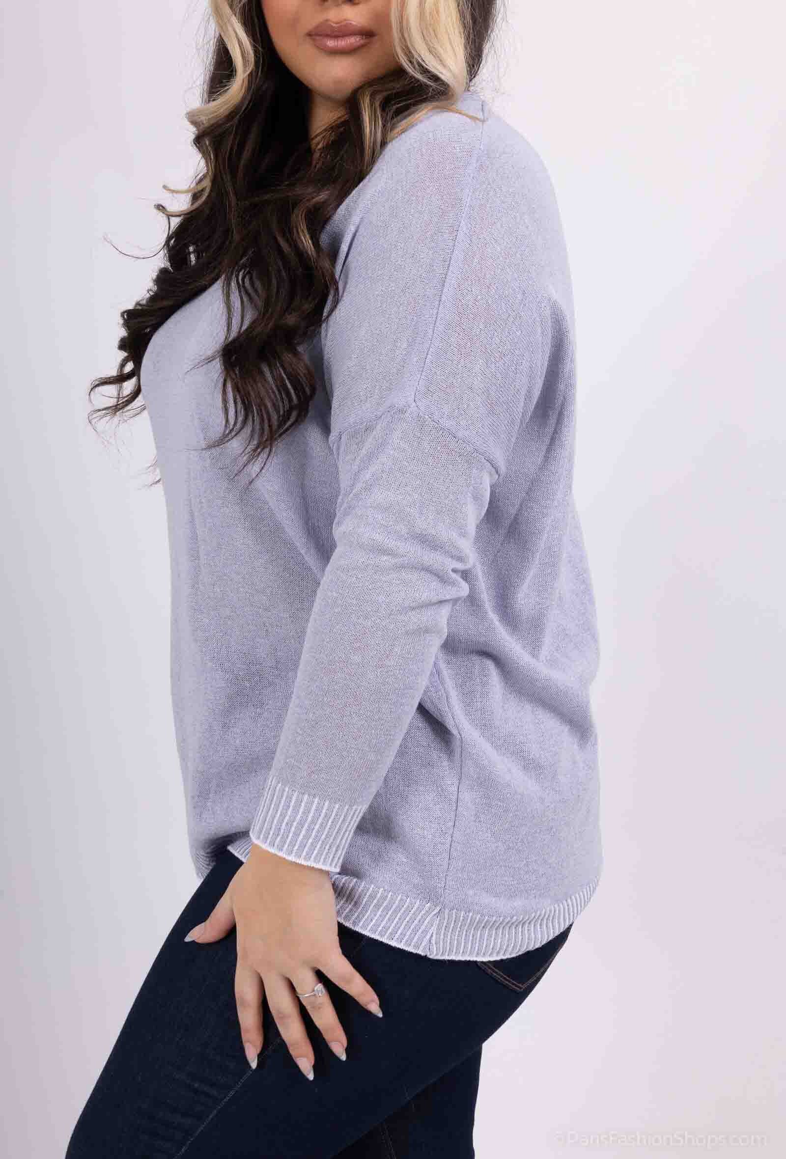 Plus Size Sweater för Kvinnor