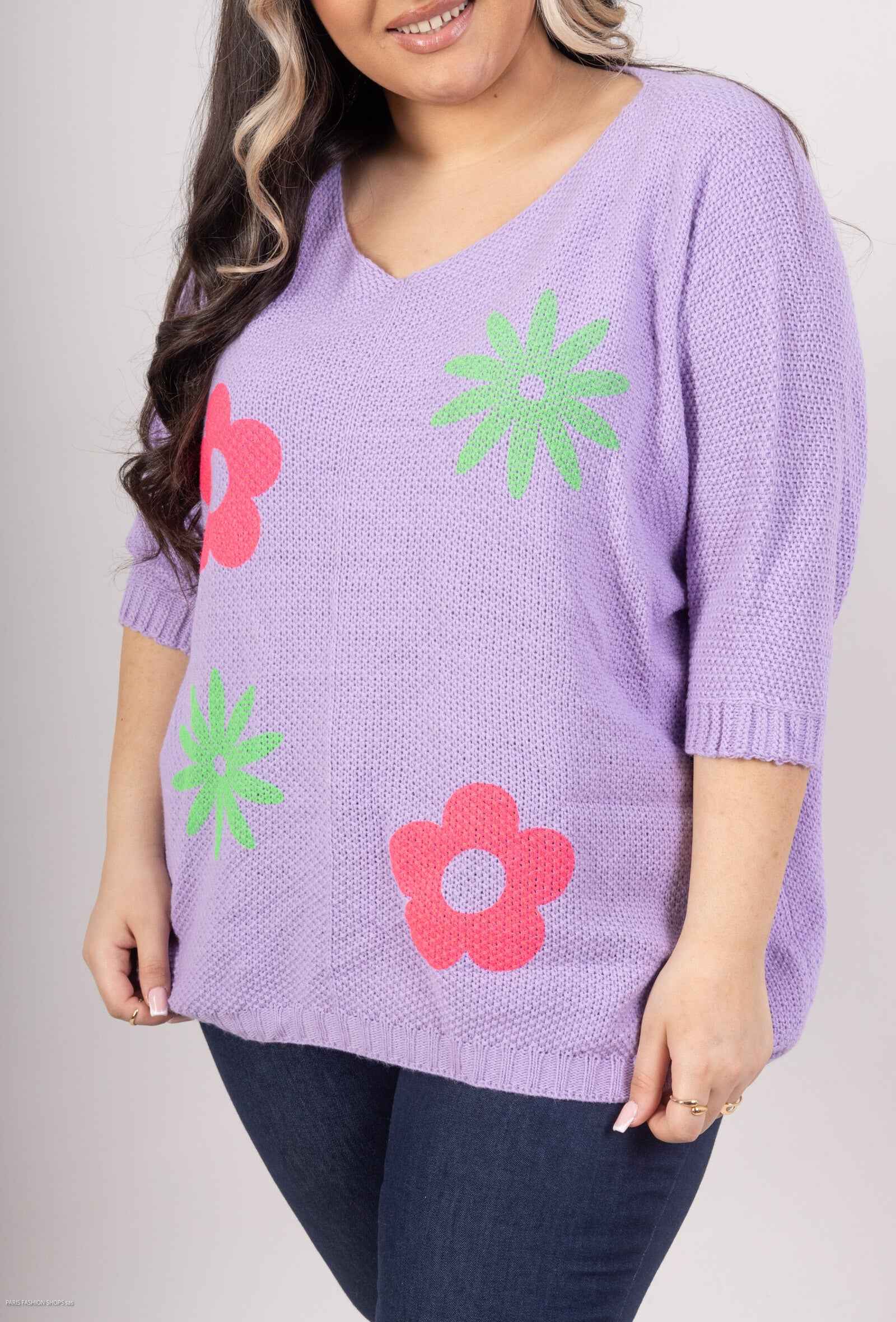 Plus Size Sweater för Stiliga Kvinnor
