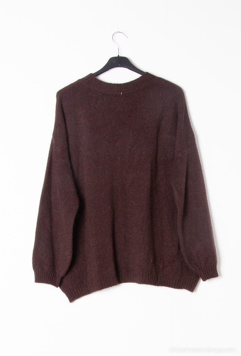 Plus Size Sweater för Stiliga Kvinnor