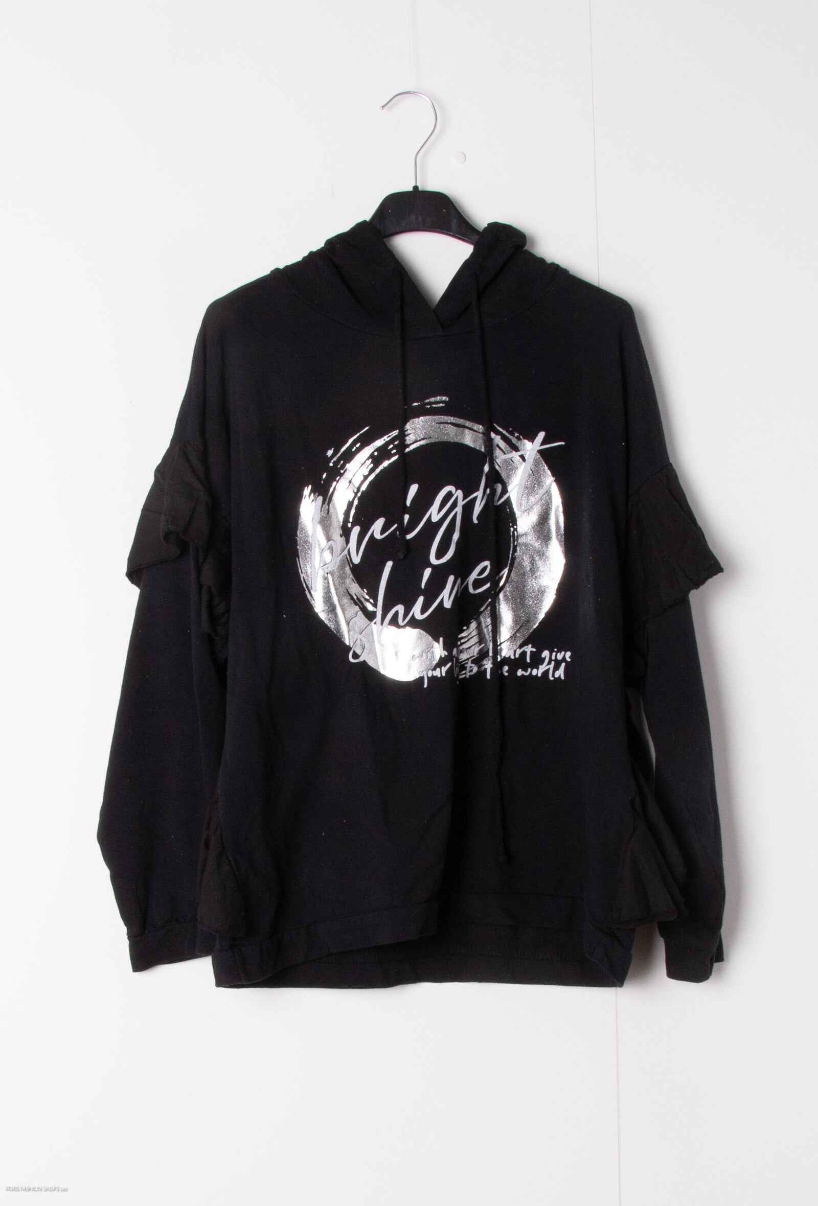Plus Size Sweatshirt i 100% Bomull