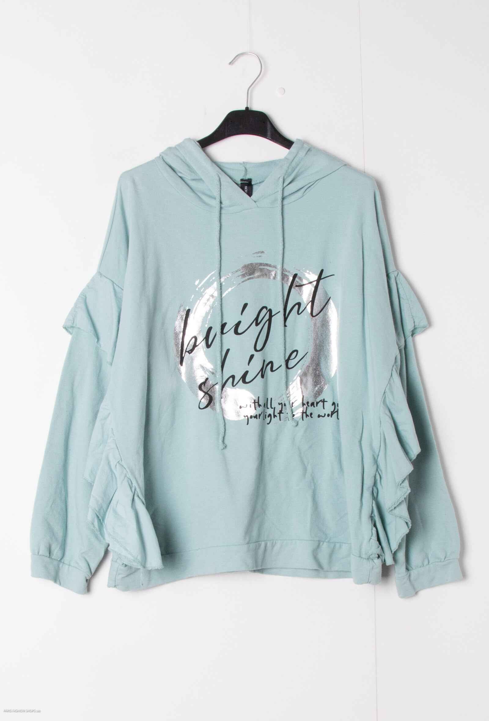 Plus Size Sweatshirt i 100% Bomull
