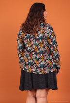 Plus Size Tryckt Tröja