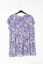 Plus Size Blus med Charmig Slips