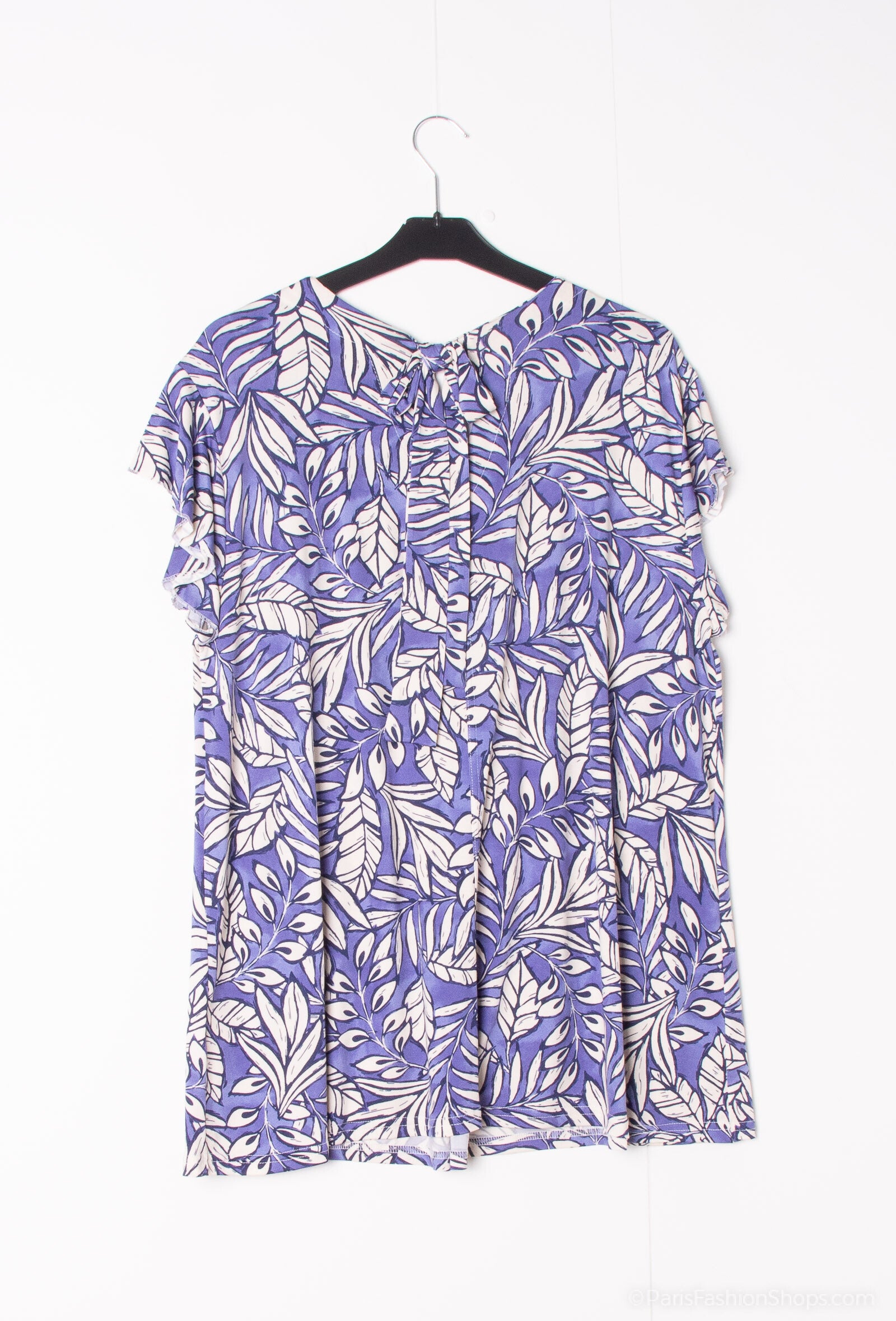 Plus Size Blus med Charmig Slips