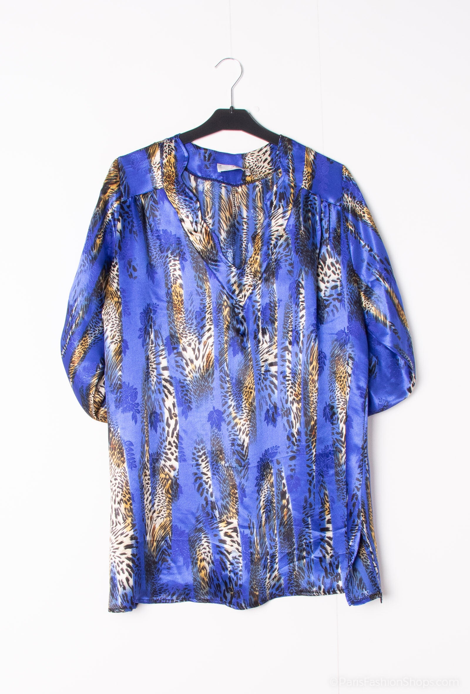 Plus Size REF H5132 Tunika med Satinärmar