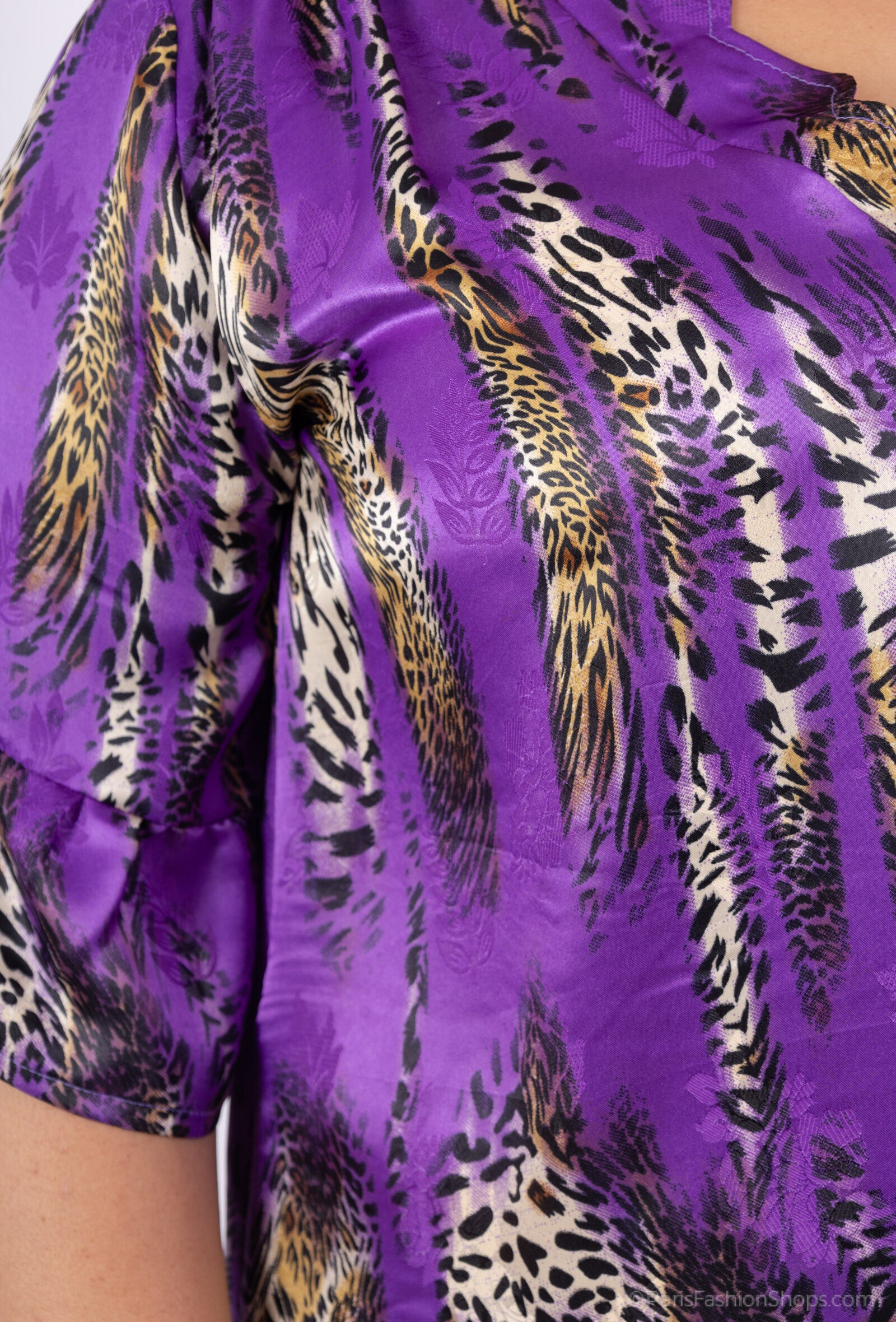 Plus Size REF H5132 Tunika med Satinärmar
