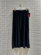 Plus Size Stretch Skirt with Decorative Bow - REF:J2312-2
