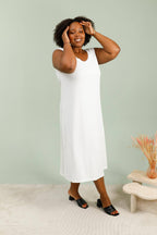 Chiquease Sommardress i Spets - Längd: 125 cm i Stor Storlek