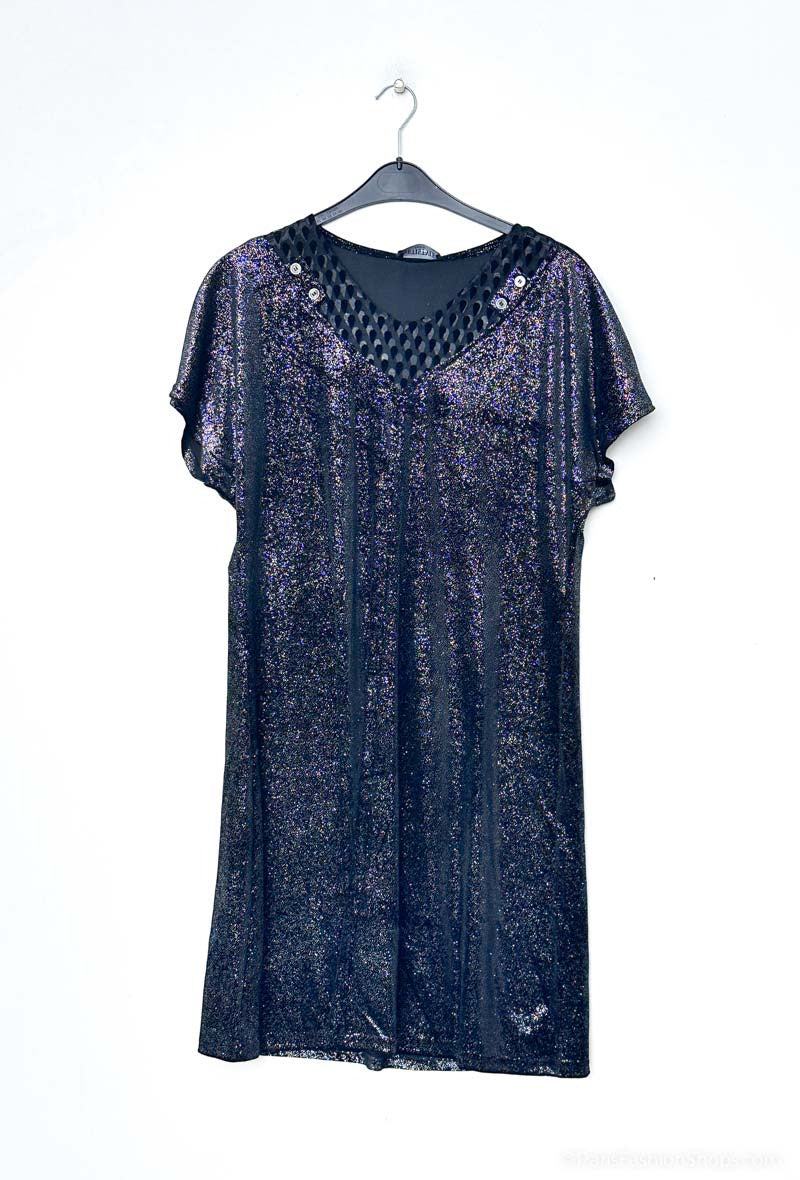 Plus Size Sequin Dress för Stora Kvinnor